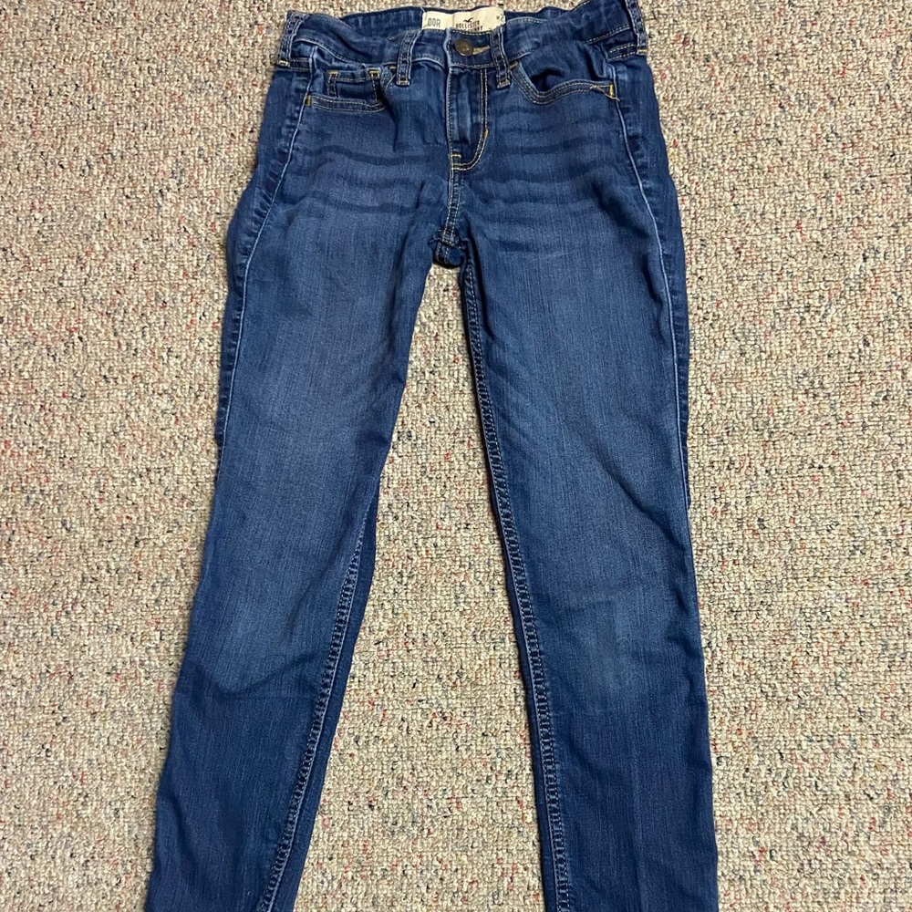 Hollister dark wash skinny jeans